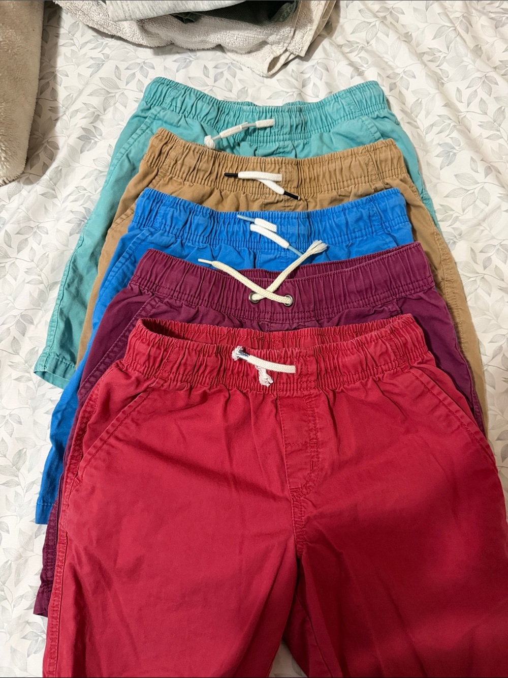 Cat & Jack Red Elastic-Waist Athletic Shorts